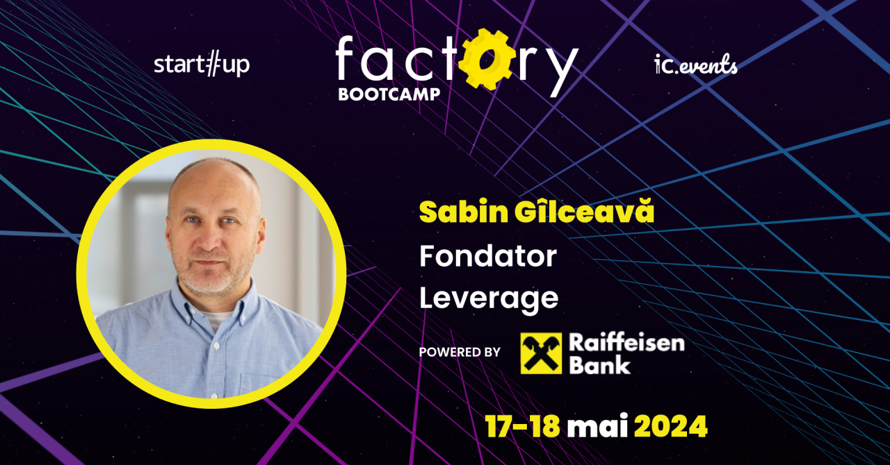 3 sfaturi de negociere și vânzări de la Sabin Gîlceavă. Înscrie-te la Factory Bootcamp pentru ultimele locuri disponibile