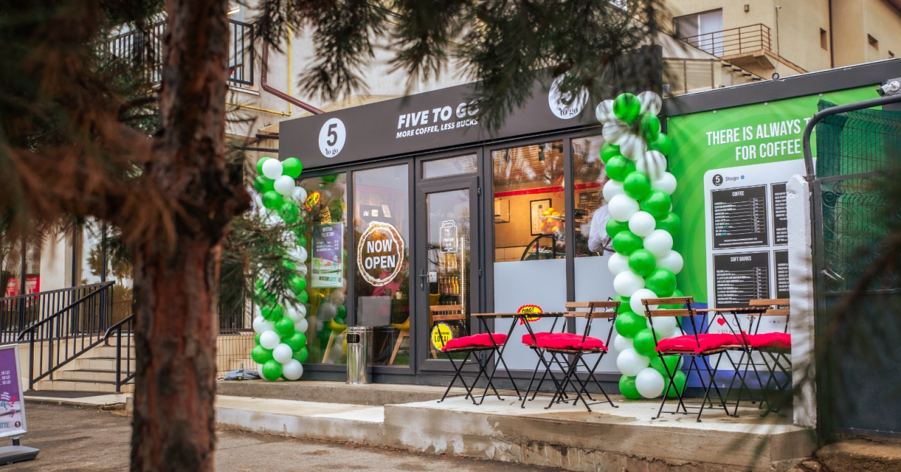 5 to go, aproape de 500 de cafenele în toată țara. 50% în București