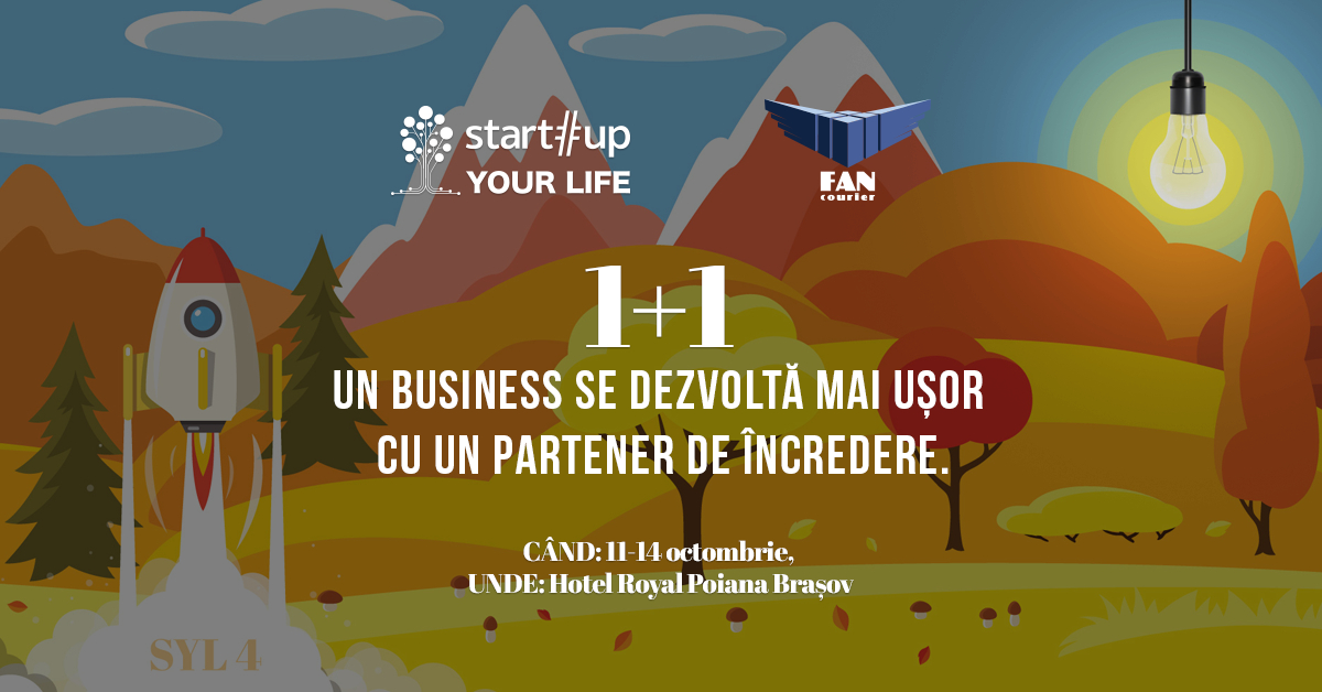 Ultimul loc la Startup Your Life: comandă pentru tine și ia un prieten