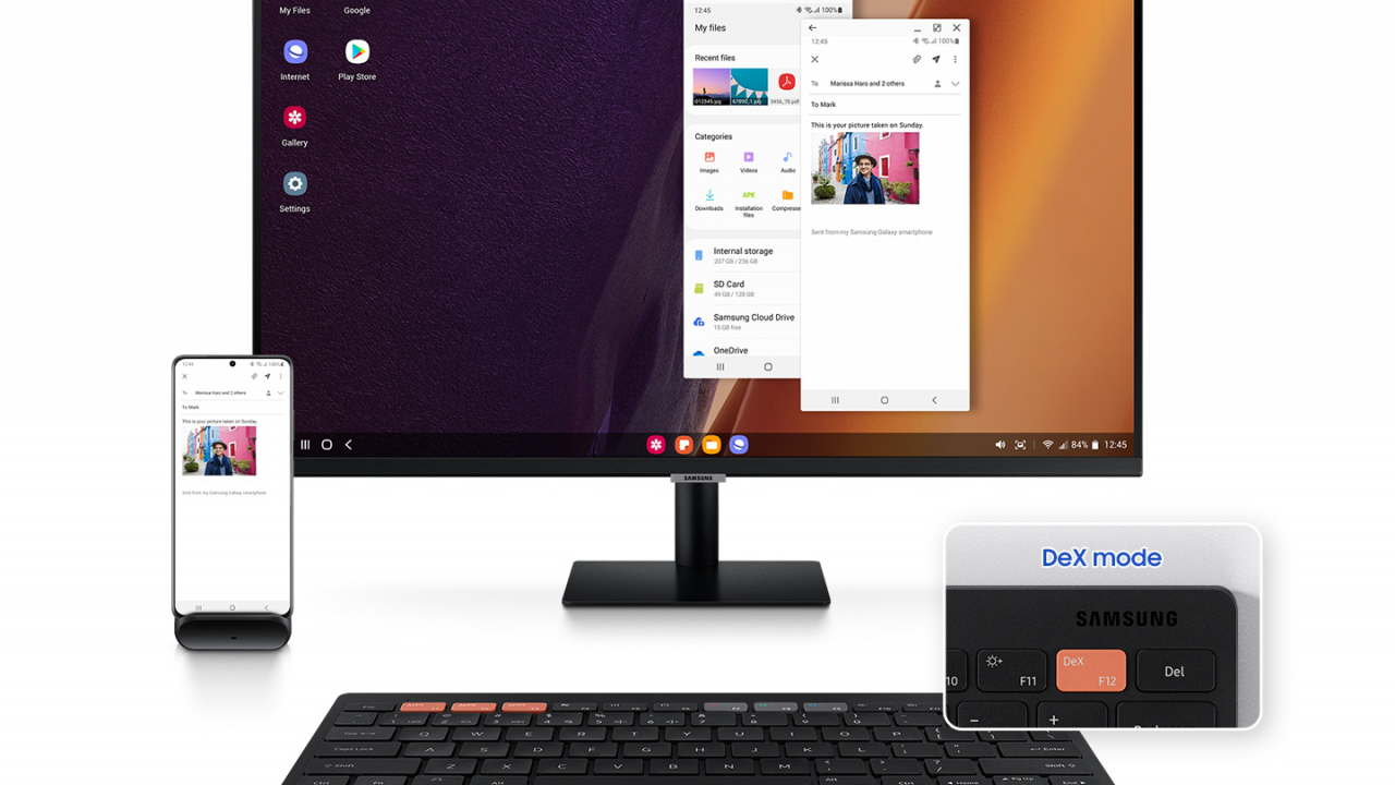 Samsung lansează tastatura Smart Keyboard Trio 500 pentru experiență desktop