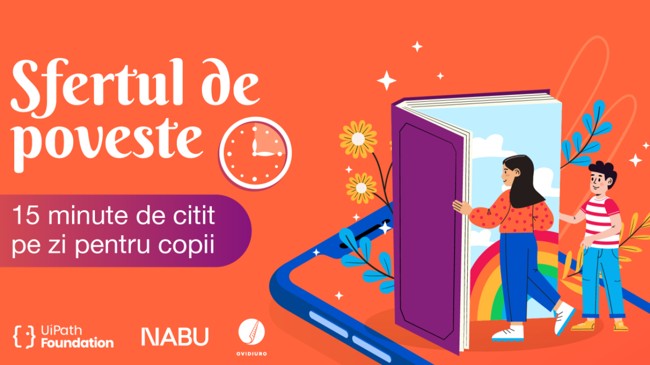 UiPath Foundation aduce în România o aplicație de citit pentru copii