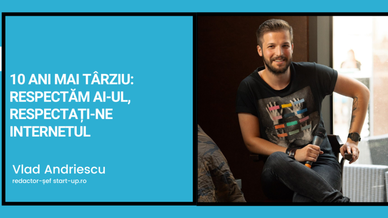 10 ani mai târziu: Respectăm AI-ul, respectați-ne Internetul
