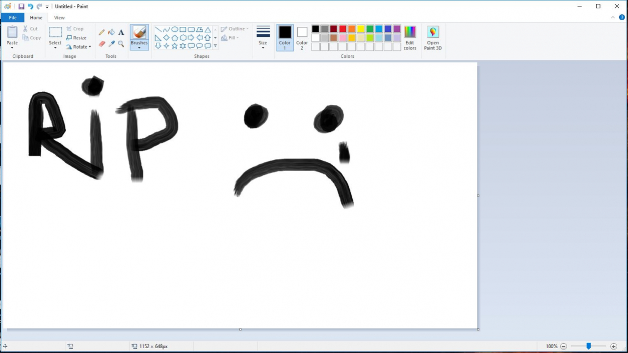 Adio, meme făcute în Paint: Microsoft ar ucide programul pentru desen