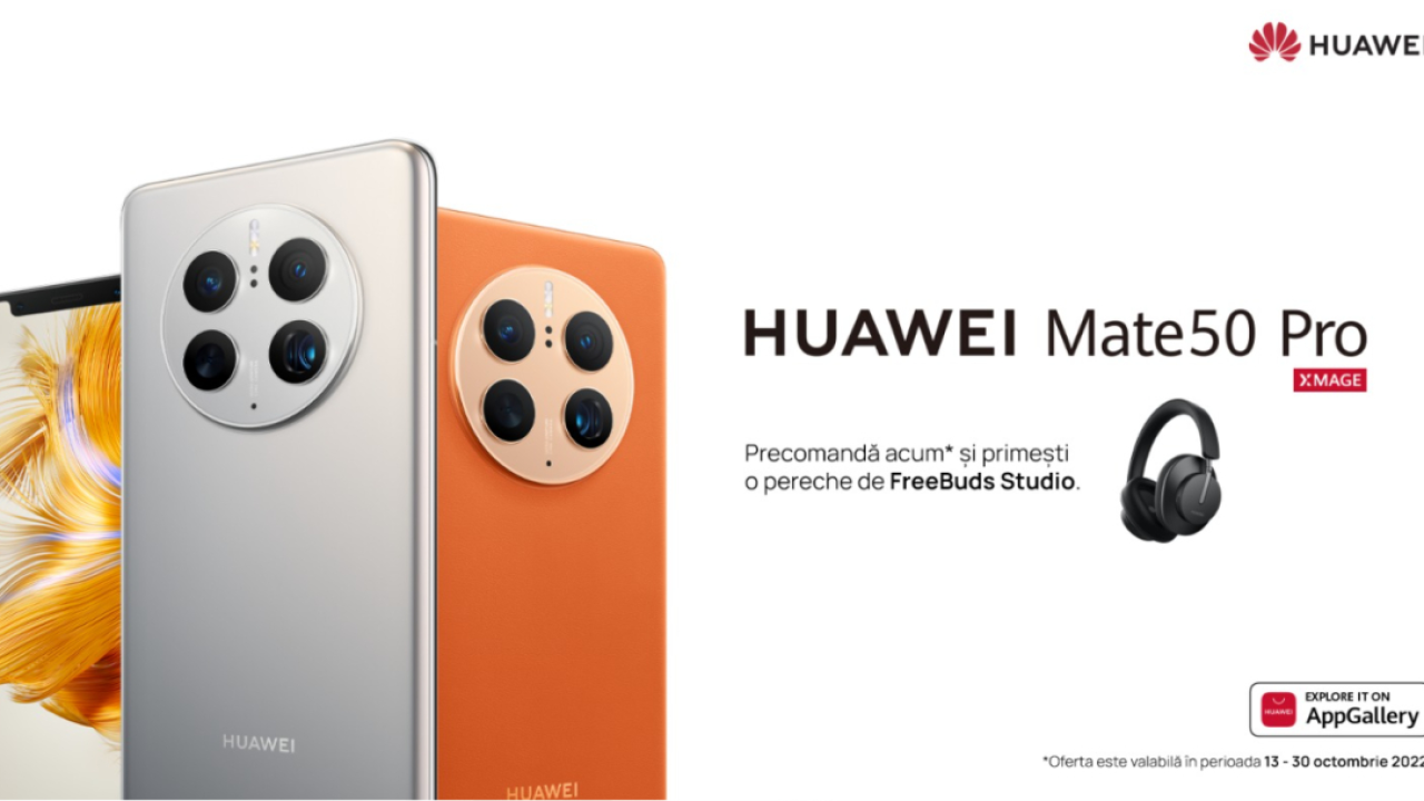 Huawei Mate 50 Pro e disponibil internațional și la precomandă în România