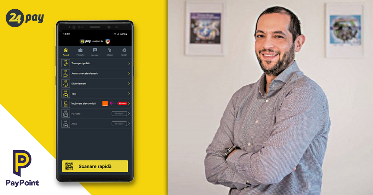 PayPoint cumpără aplicația 24Pay, cu care poți achiziționa bilete de autobuz