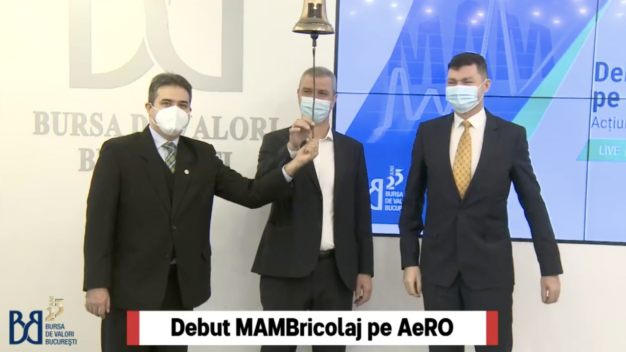 Retailerul MAMBricolaj, listat la Bursa de Valori București pe piața AeRO