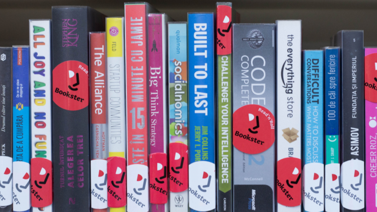 Biblioteca Bookster: cărțile citite de angajații români