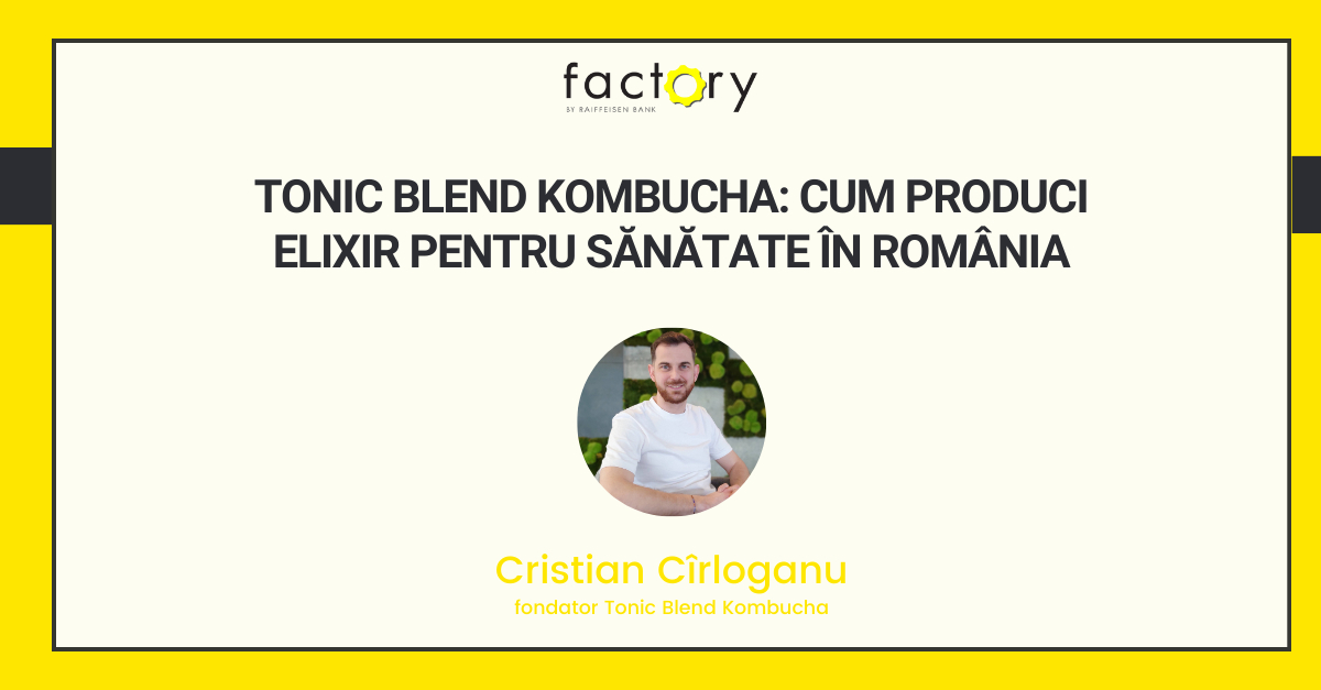 Tonic Blend Kombucha: cum produci elixir pentru sănătate în România