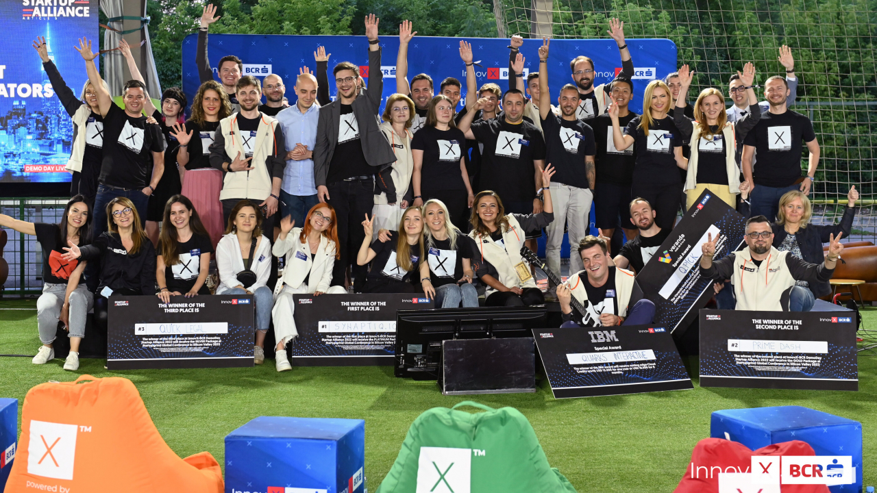 InnovX-BCR Demo Day: Premii totale de 100k € pentru startupuri. Cine a câștigat