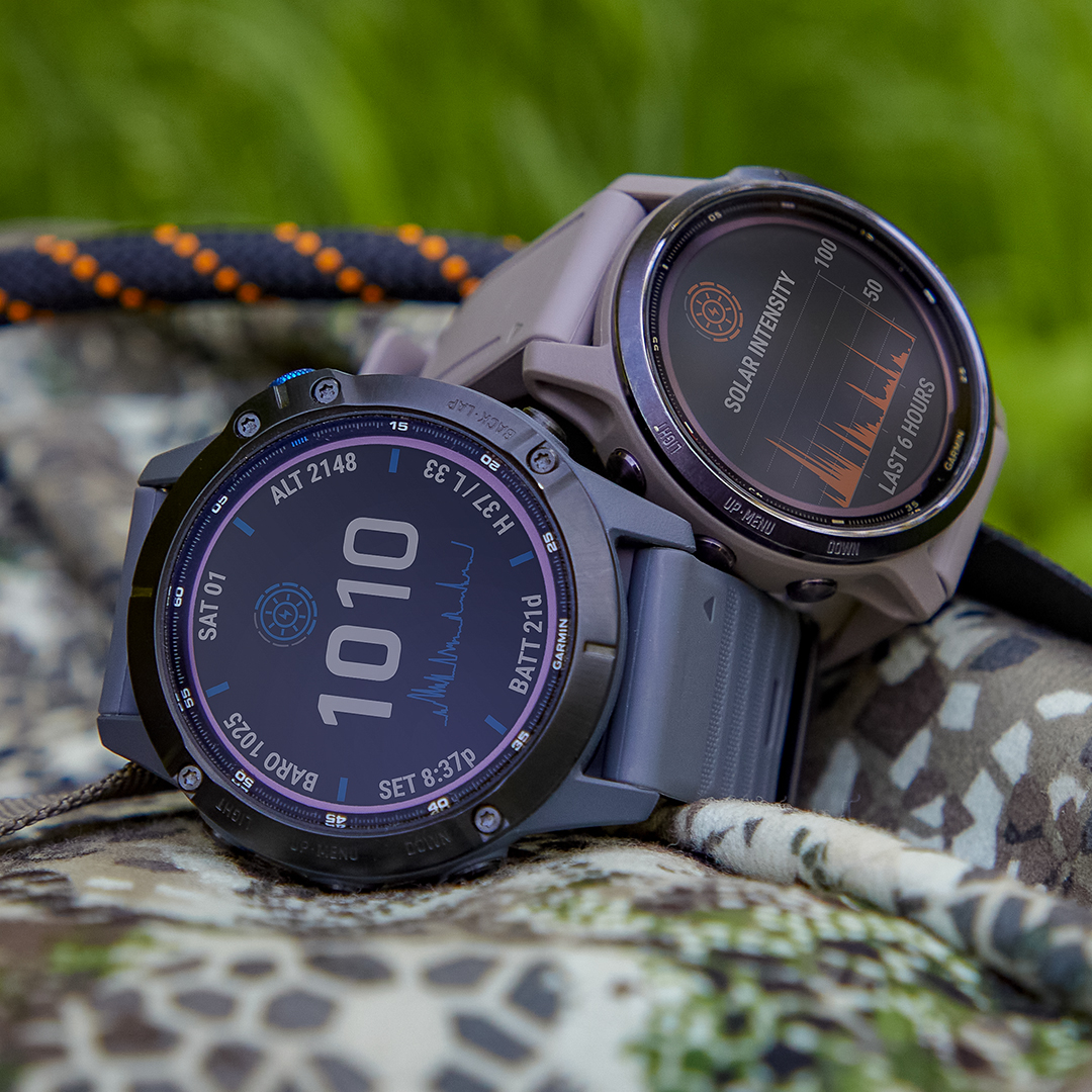 Smartwatch-urile Garmin se încarcă de la soare