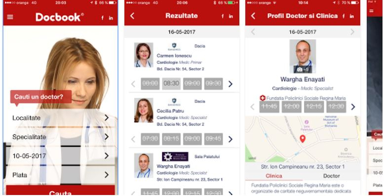 Docbook, aplicația care îți face programare la medic într-un minut