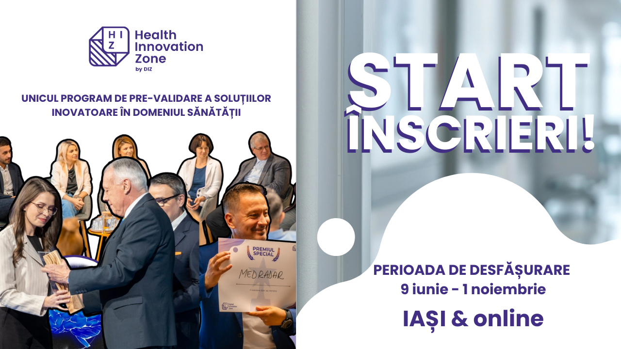 Health Innovation Zone 2025: programul de pre-validare pentru domeniul sănătății