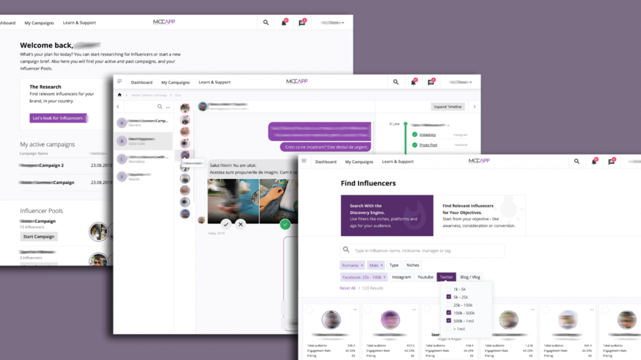 Investiție de 200.000 EUR pentru platforma de influenceri Mocapp