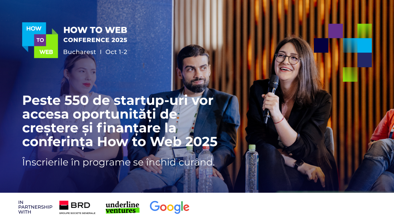 6 programe dedicate startup-urilor la How to Web 2025
