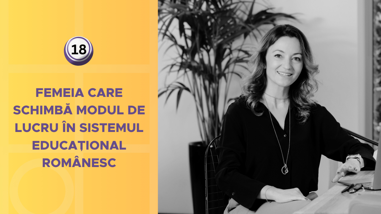 Femeia care schimbă modul de lucru în sistemul educațional românesc