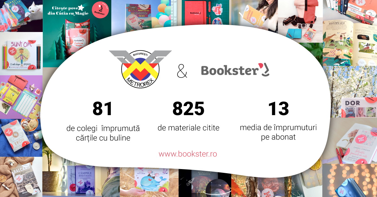 Organizații care citesc: Metrorex și Bookster