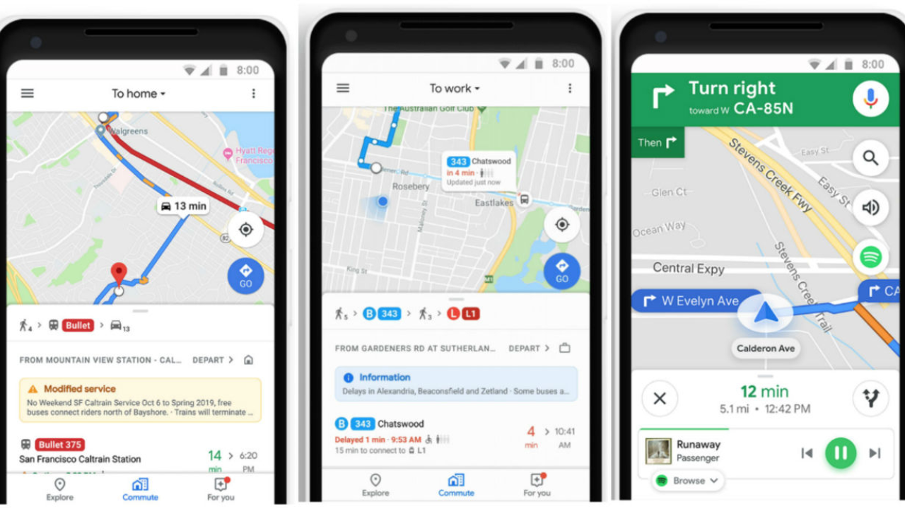 Noile opțiuni Google Maps ajută navetiștii să-și planifice călătoria