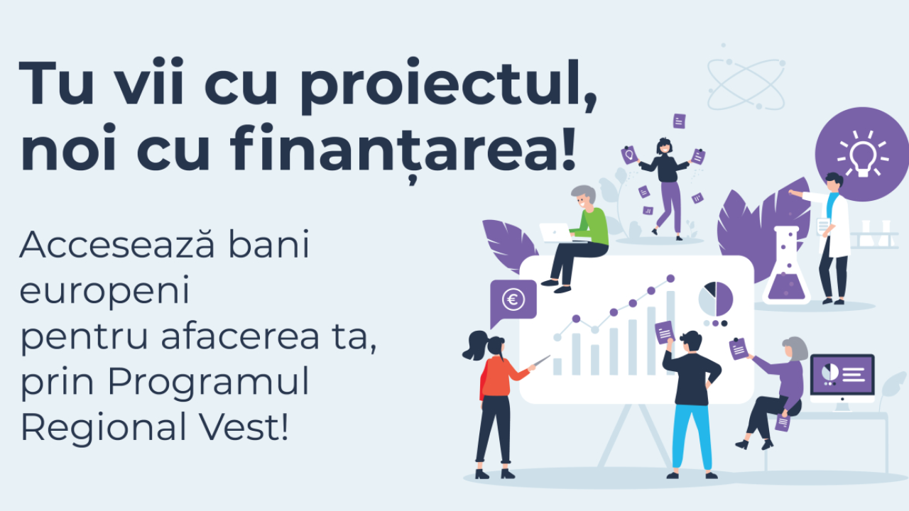 Peste 40 de milioane de euro, fonduri nerambursabile, pentru IMM-urile din Regiunea Vest. Cum le poți accesa