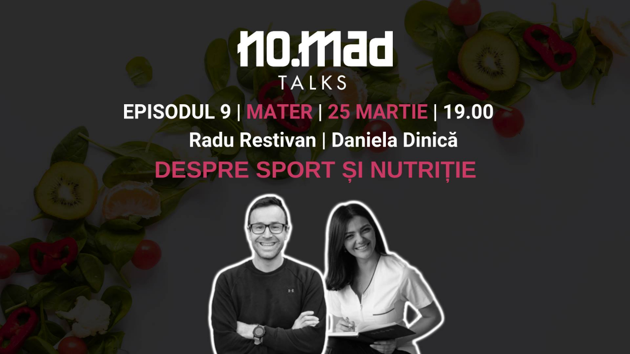 NO.MAD Talks: disciplina sportivului în viața de freelancer