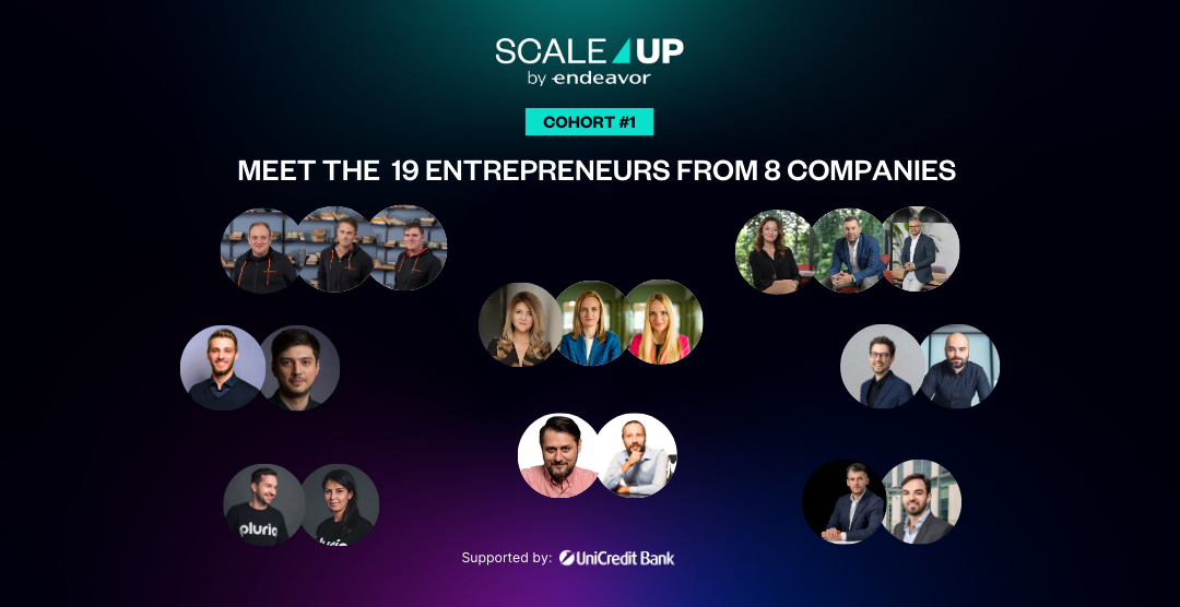 Scale Up by Endeavor: opt companii românești întră în prima cohortă