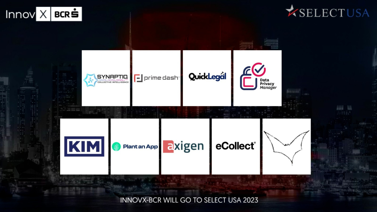 9 companii din România participă cu InnovX-BCR la SelectUSA