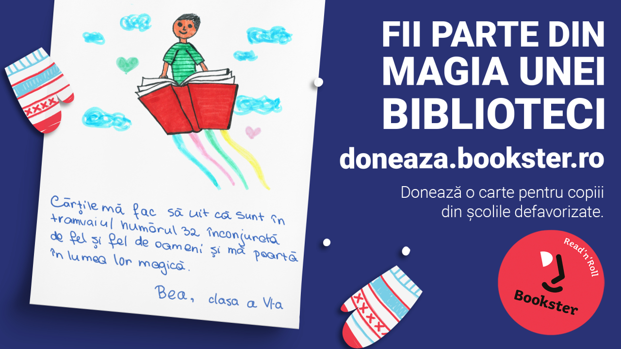 Magia unei biblioteci: donează cărți prin Bookster pentru copii