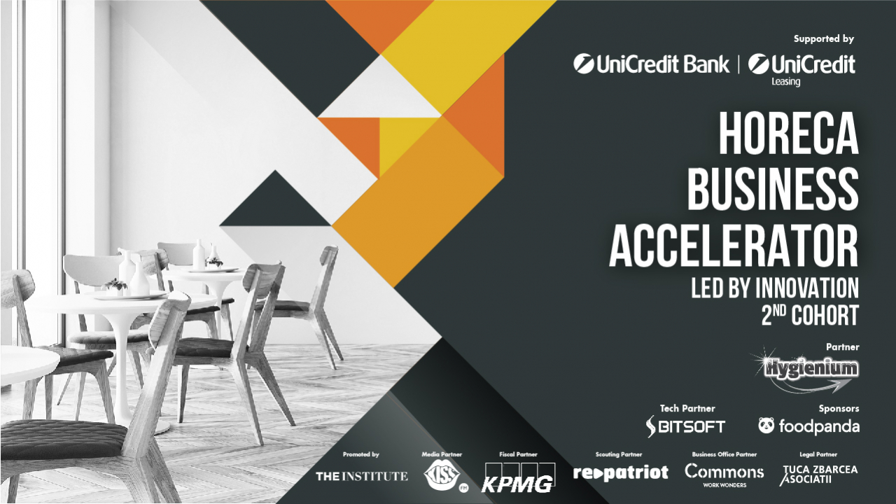 HoReCa Business Accelerator: cele 9 echipe acceptate în grupa #2 a programului