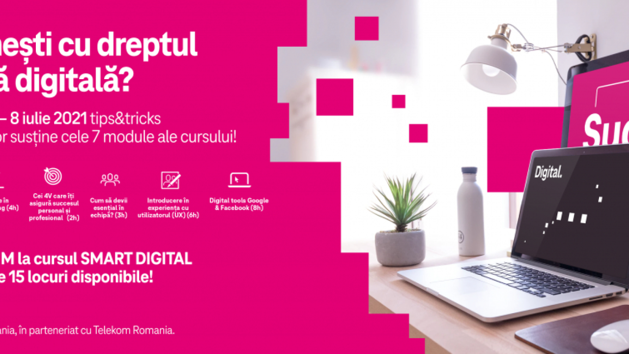 Curs gratuit de la Telekom pentru cei care vor o carieră în mediul digital
