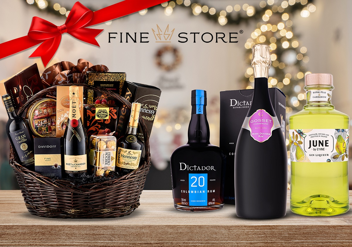 Coșurile cadou de la FineStore.ro, simbolul aprecierii fără cuvinte a partenerilor de afaceri de sărbători