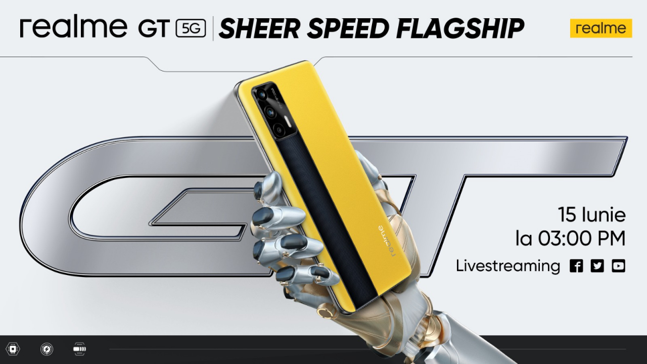 realme lansează flagship-ul realme GT pe 15 iunie la nivel global