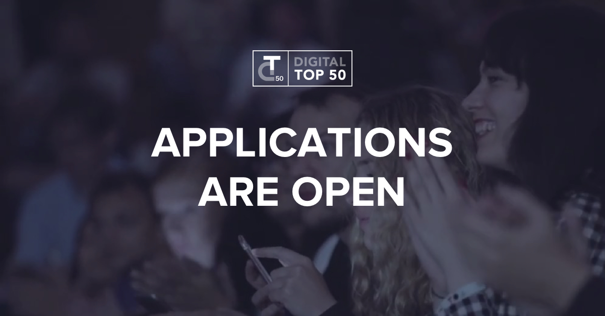 Aplicații deschise pentru startups la premiile Digital Top 50