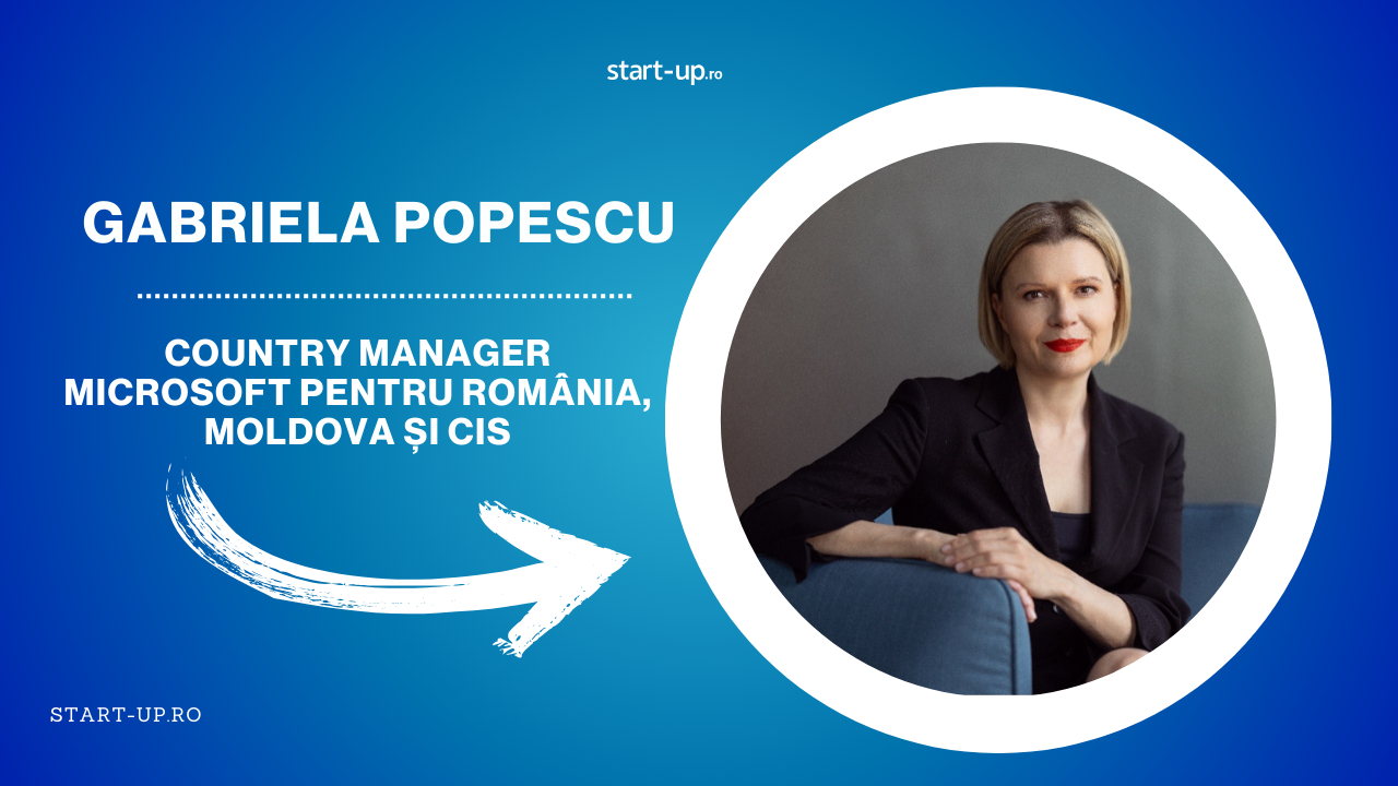 Gabriela Popescu, parte din echipa Microsoft din 2017, preia conducerea companiei în România, Moldova și regiunea CIS