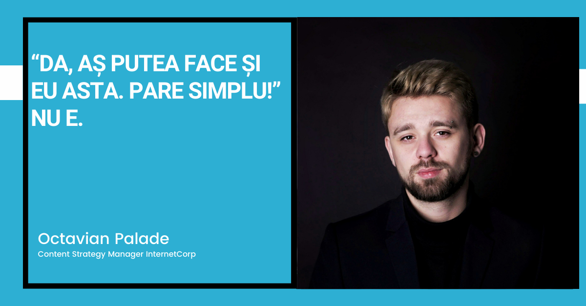 “Da, aș putea face și eu asta. Pare simplu!” Nu e.