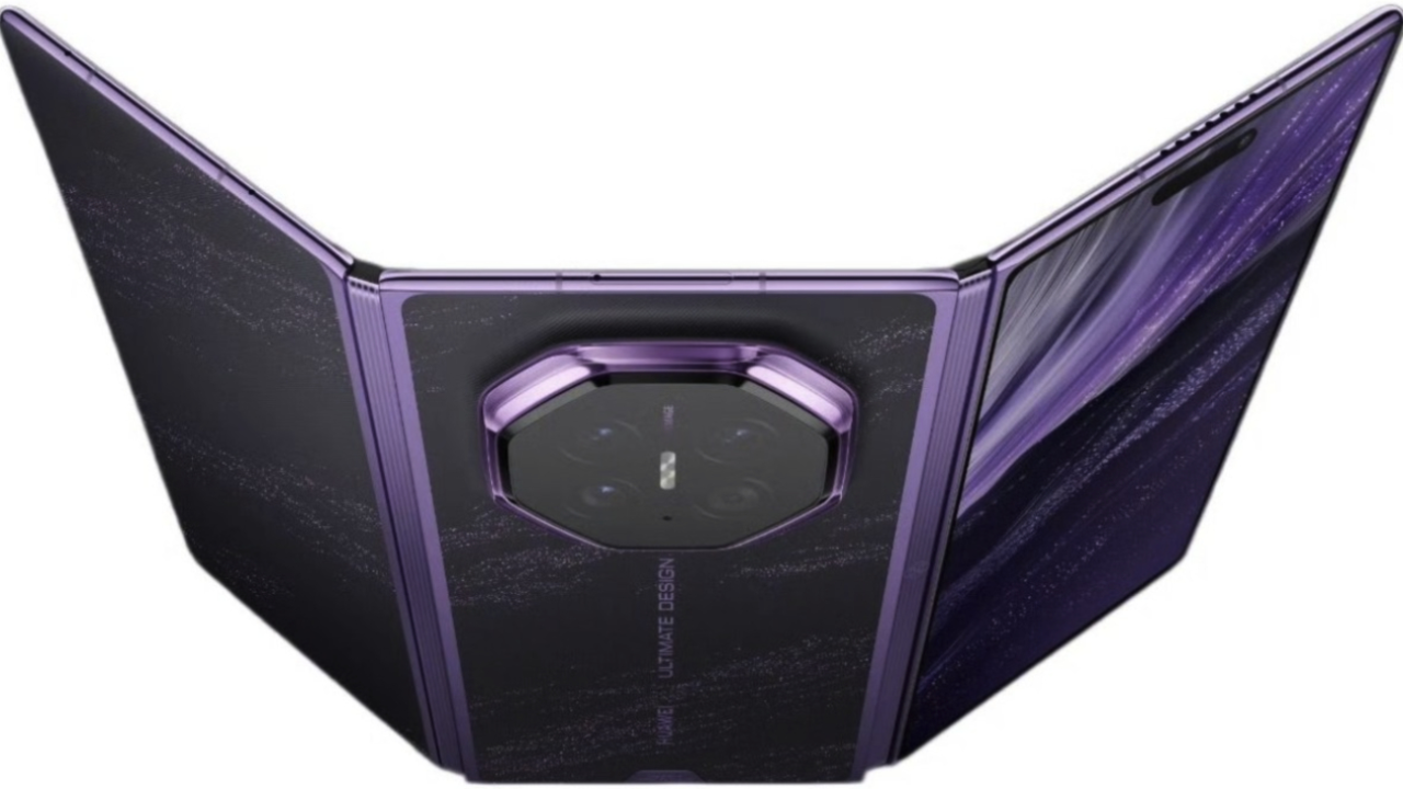 Triabilul Huawei Mate XT 2 apare în primele imagini. Se pliază spre interior și va fi lansat pe 7 septembrie