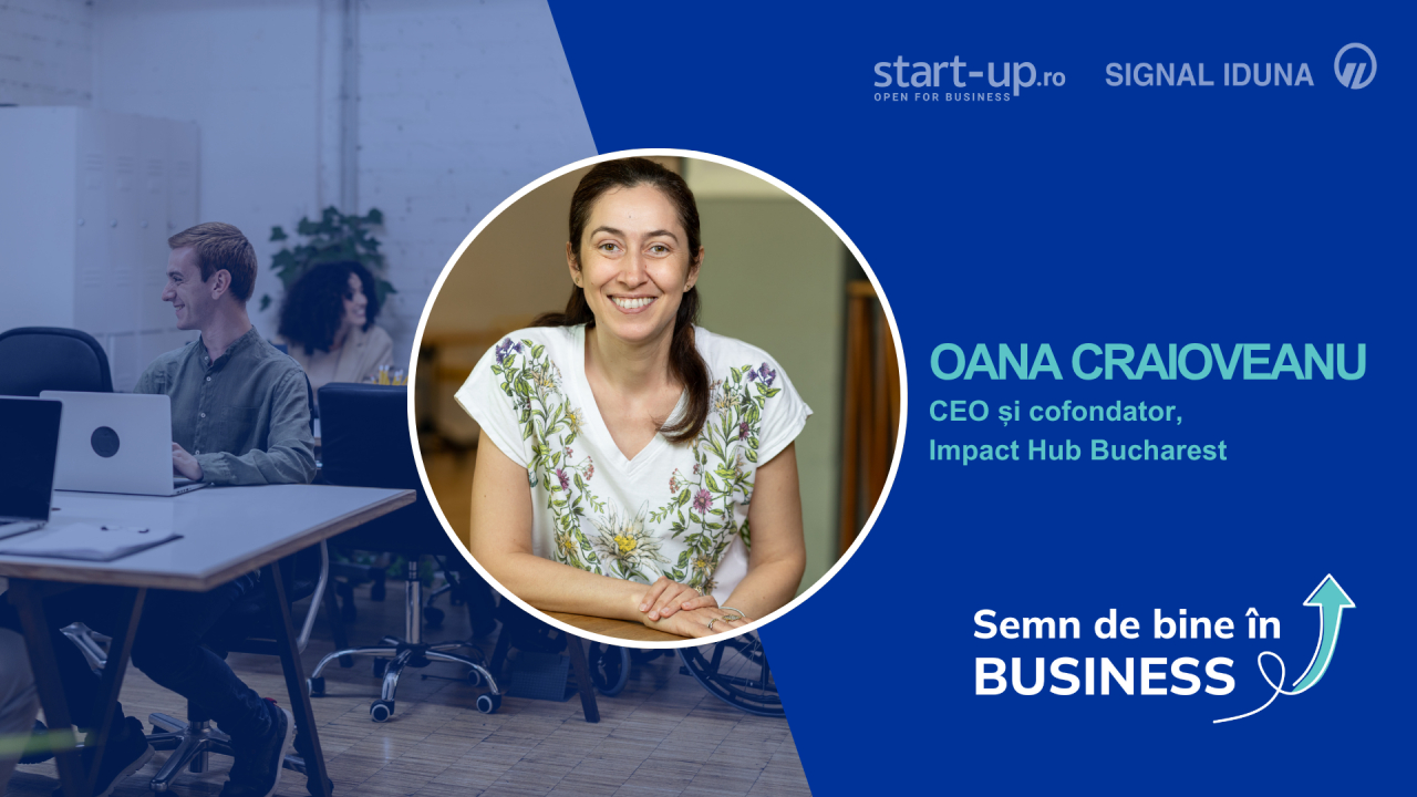 Oana Craioveanu, Impact Hub Bucharest: ”liderul e un grădinar, nu trage de plante să crească”