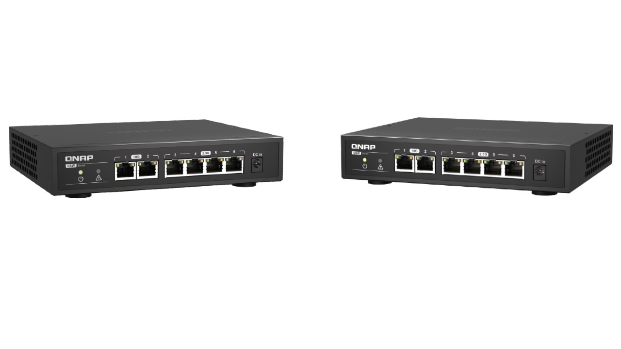 QNAP lansează switch-urile fără management cu conectivitate 10GbE și 2,5GbE