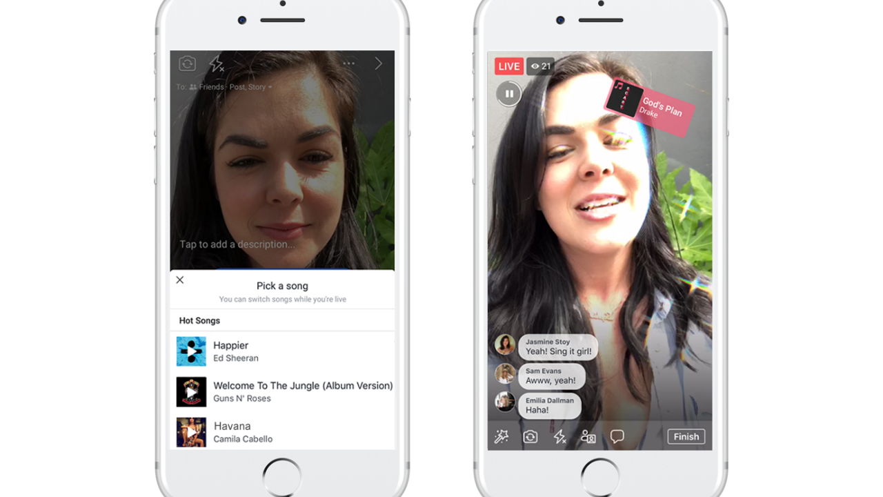 Live-uri Facebook pe muzică, copiate după modelul Musical.ly
