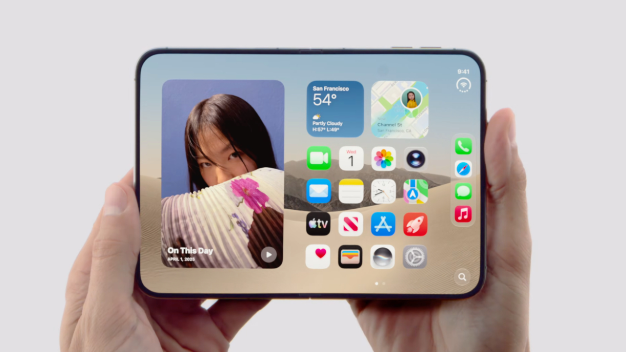 Apple lansează iPhone Duo, primul său telefon pliabil