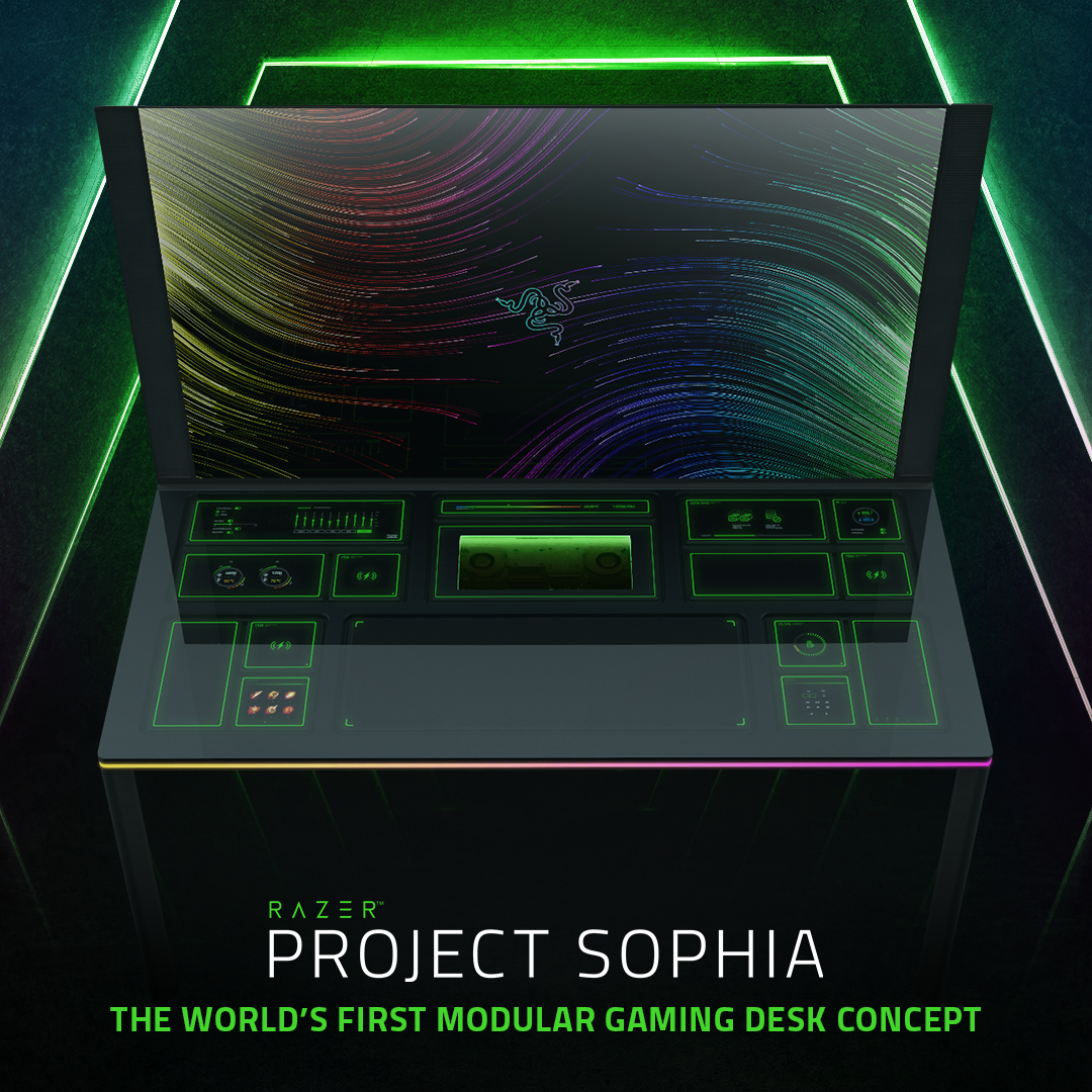 Razer prezintă un concept de PC integrat într-un birou