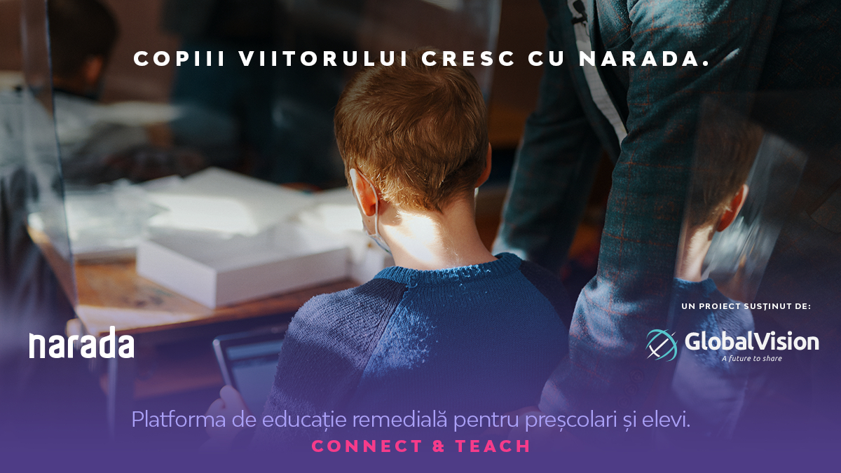 Narada și Global Vision, proces de digitalizare a materiei pentru clasele 0-8