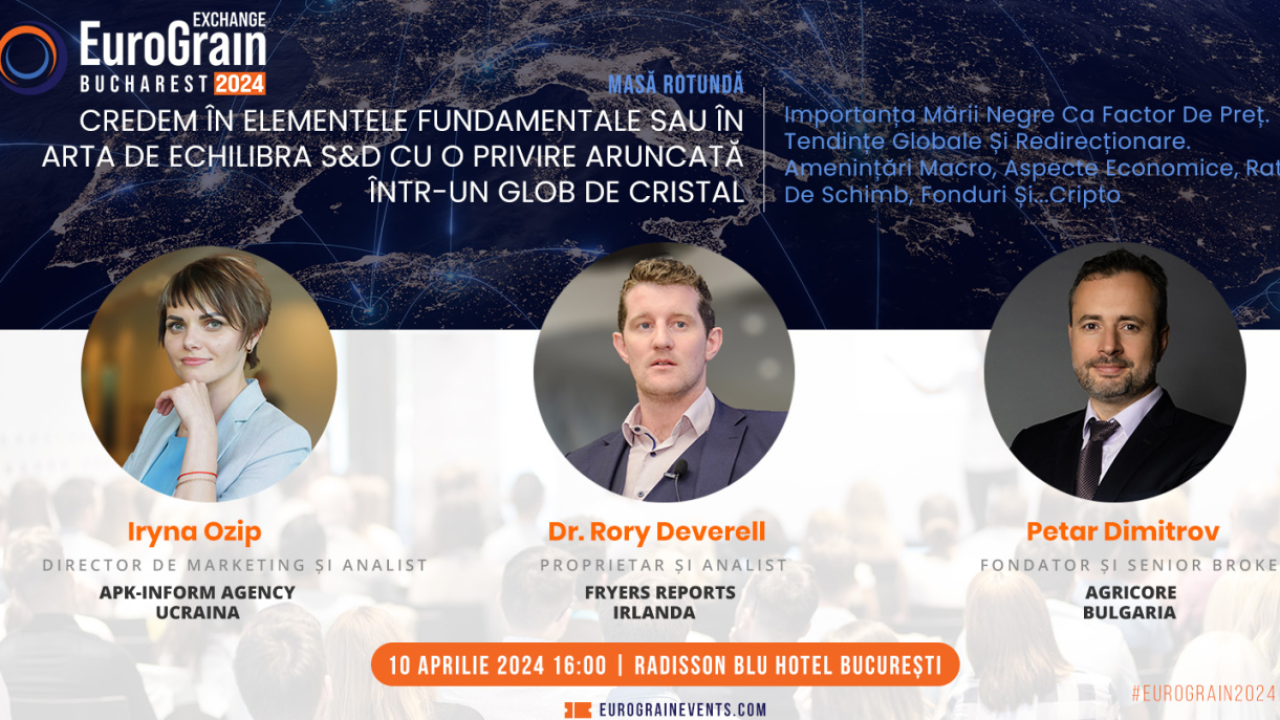 Ce urmează pentru piața cerealelor? O privire într-un glob de cristal la EuroGrain Exchange 2024