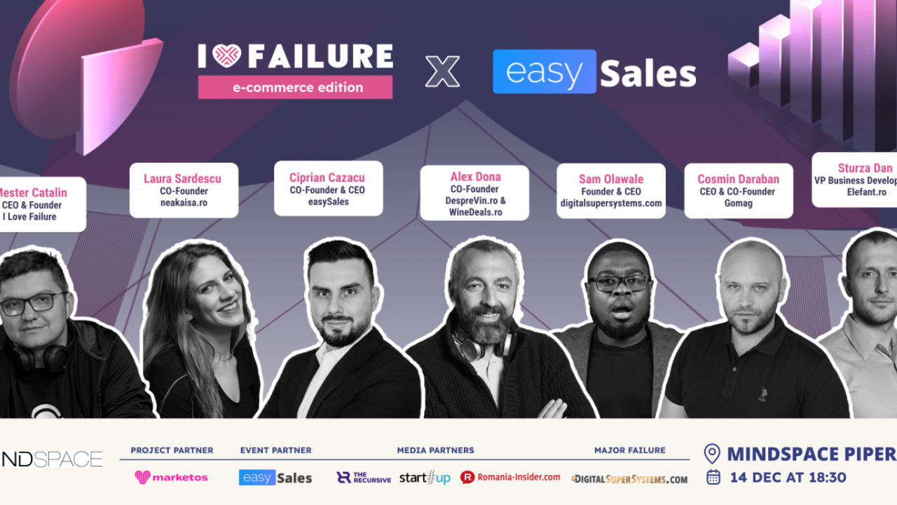 I Love Failure, eCommerce edition: eșecurile antreprenorilor online din România
