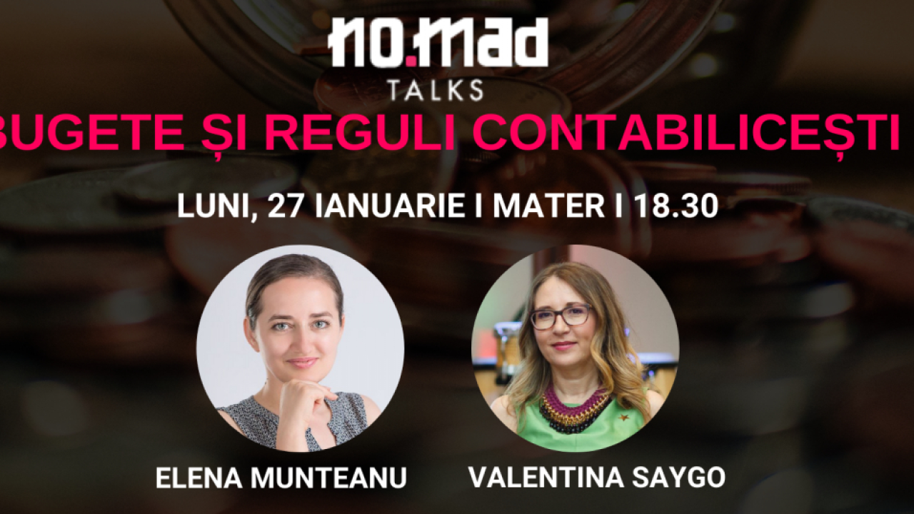 NO.MAD Talks: eveniment de contabilitate pentru freelanceri