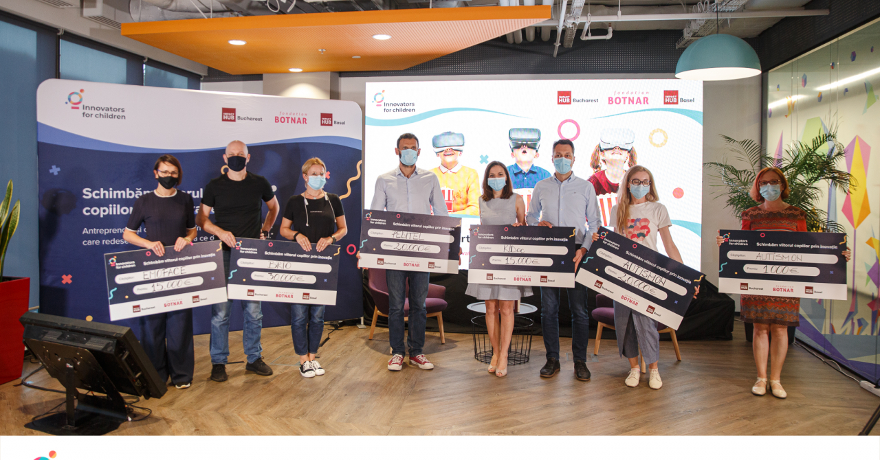 100.000 de euro pentru 5 startup-uri la finala Innovators for Children 2020