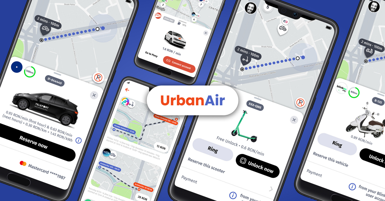 UrbanAir introduce servicii de sharing de la Pony și Teleport