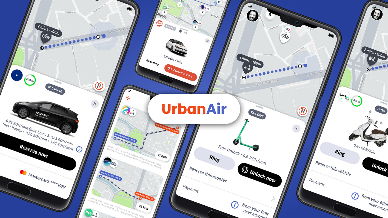 UrbanAir introduce servicii de sharing de la Pony și Teleport