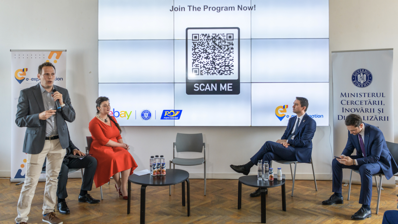 e-export nation - parteneriat între Poștă și eBay pentru IMM-uri românești