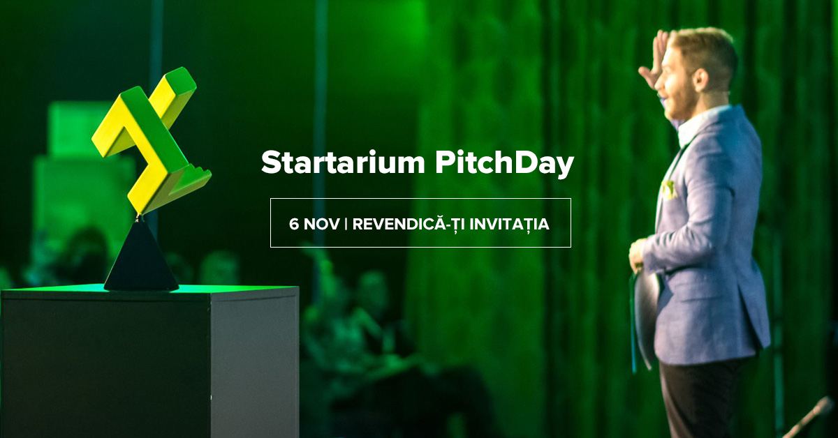 Startarium Pitch Day - programul și detalii despre eveniment