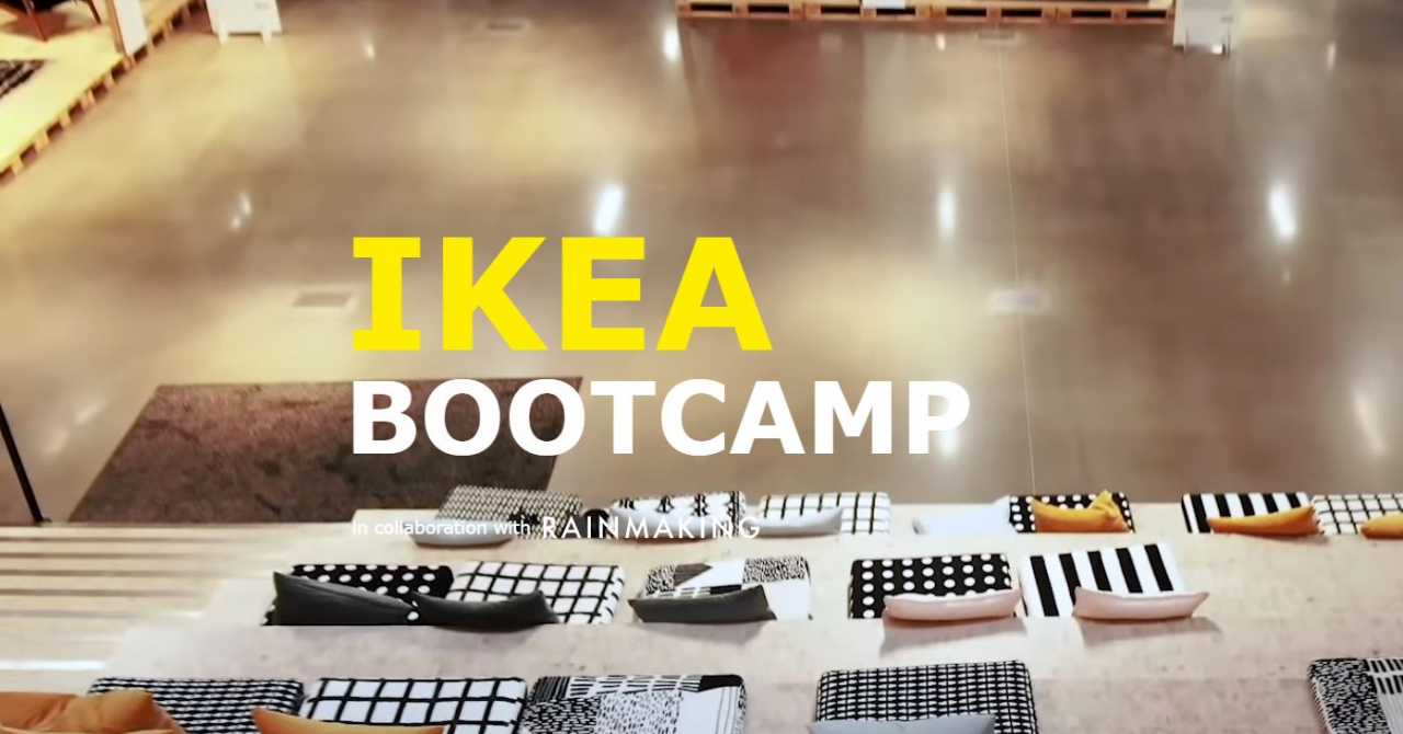 Bootcamp Ikea pentru startup-uri: oareșcare asamblare necesară