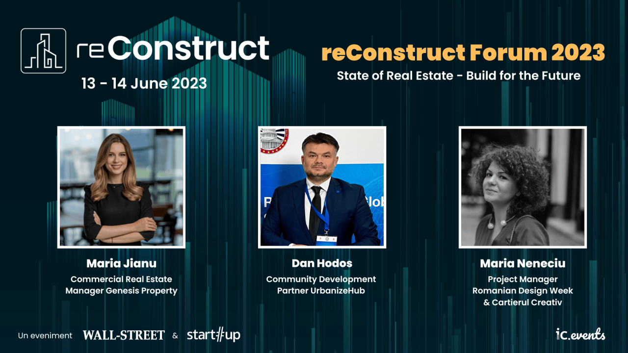 reConstruct Forum 2023: de ce cartierul poate fi hub-ul urban al viitorului